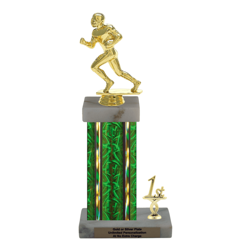 Custom Football Runner Trophy - Type N Series 3500 - Anderson Trophy Co.