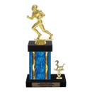 Custom Football Runner Trophy - Type N Series 3500 - Anderson Trophy Co.