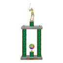 Custom Golf Swing 2 Post Trophy - Series 3621 - Anderson Trophy Co.