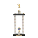 Custom Golf Swing 2 Post Trophy - Series 3621 - Anderson Trophy Co.