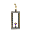 Custom Golf Swing 2 Post Trophy - Series 3621 - Anderson Trophy Co.