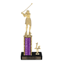 Custom Golf Swing Trophy - Type L Series 3621 - Anderson Trophy Co.