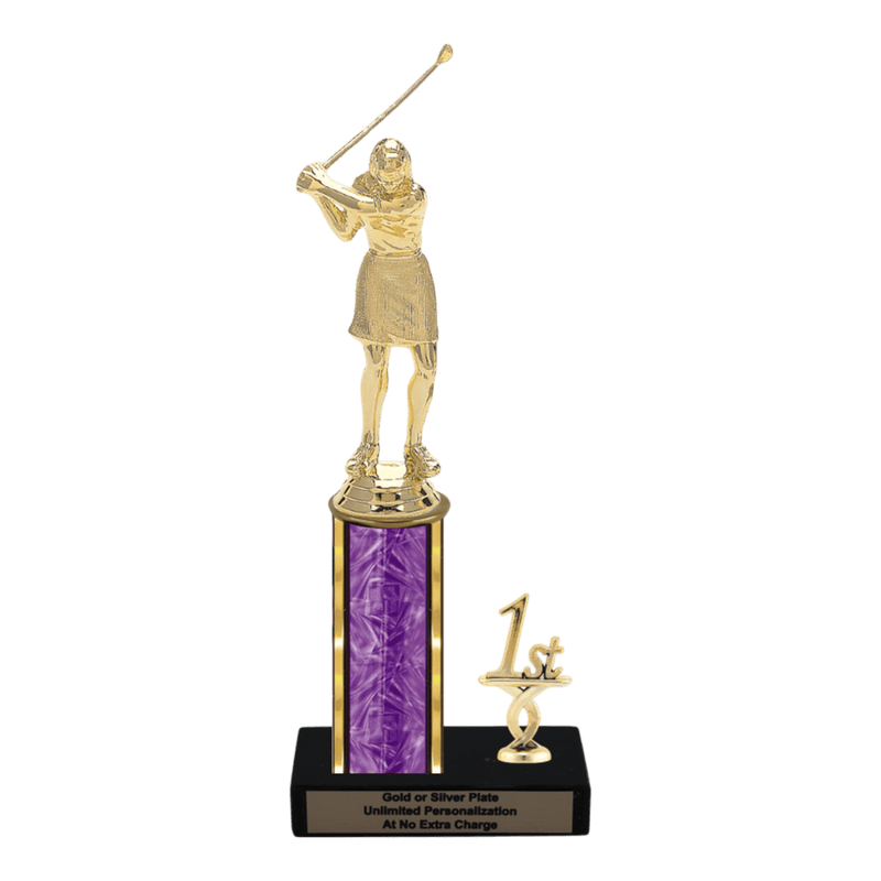 Custom Golf Swing Trophy - Type L Series 3621 - Anderson Trophy Co.