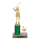 Custom Golf Swing Trophy - Type L Series 3621 - Anderson Trophy Co.