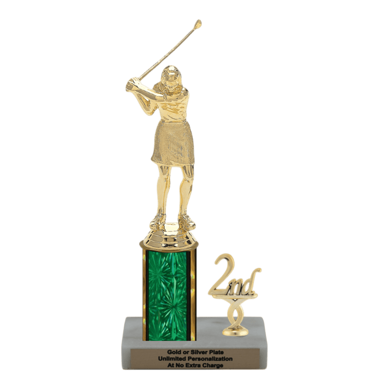 Custom Golf Swing Trophy - Type L Series 3621 - Anderson Trophy Co.