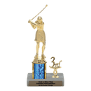 Custom Golf Swing Trophy - Type L Series 3621 - Anderson Trophy Co.