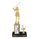 Custom Golf Swing Trophy - Type L Series 3621 - Anderson Trophy Co.