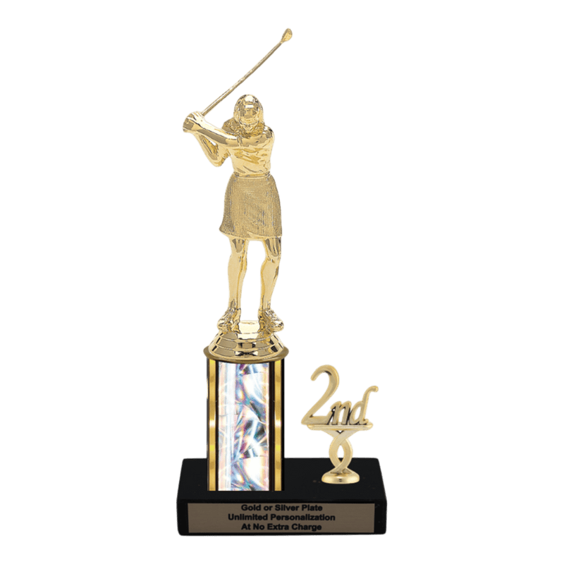 Custom Golf Swing Trophy - Type L Series 3621 - Anderson Trophy Co.