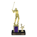 Custom Golf Swing Trophy - Type L Series 3621 - Anderson Trophy Co.