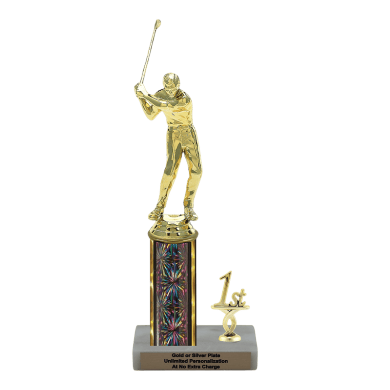 Custom Golf Swing Trophy - Type L Series 3621 - Anderson Trophy Co.