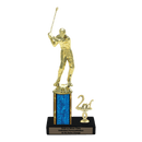 Custom Golf Swing Trophy - Type L Series 3621 - Anderson Trophy Co.