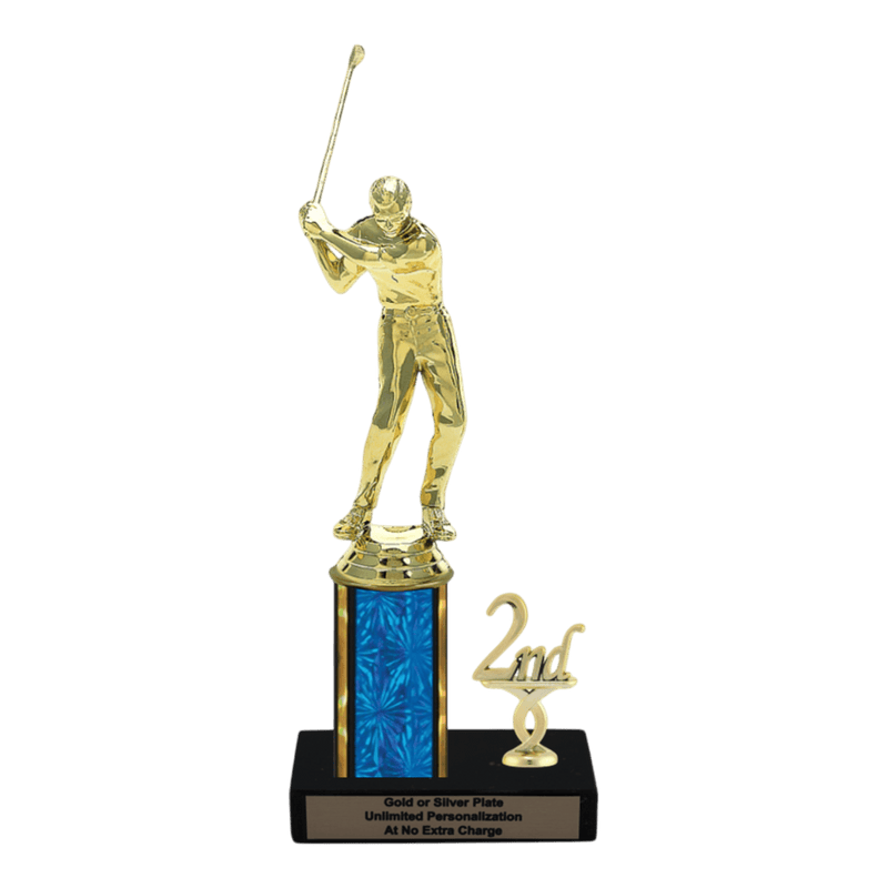 Custom Golf Swing Trophy - Type L Series 3621 - Anderson Trophy Co.