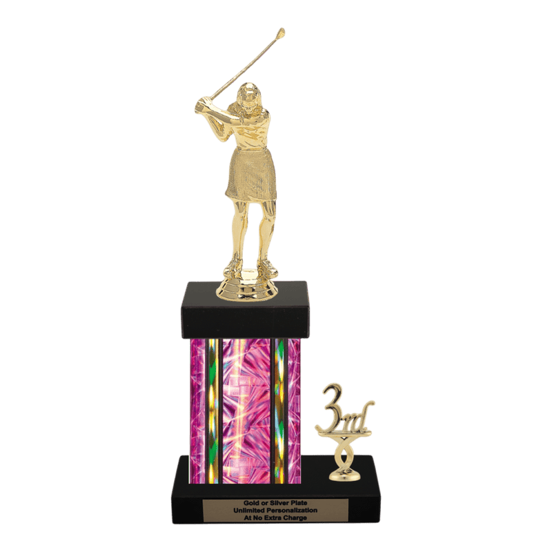 Custom Golf Swing Trophy - Type N Series 3621 - Anderson Trophy Co.