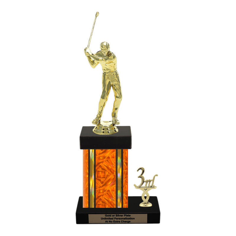 Custom Golf Swing Trophy - Type N Series 3621 - Anderson Trophy Co.