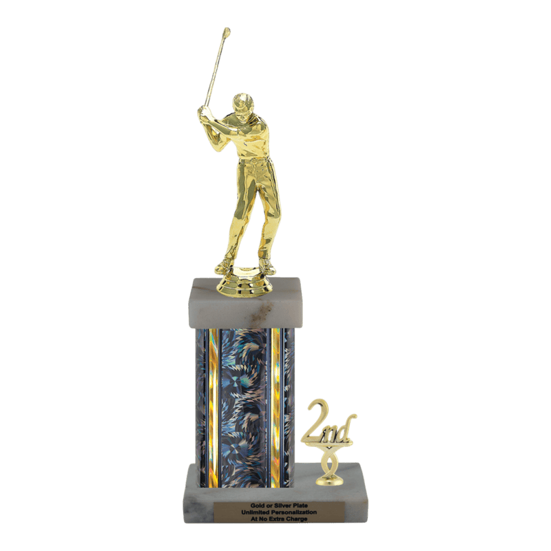 Custom Golf Swing Trophy - Type N Series 3621 - Anderson Trophy Co.