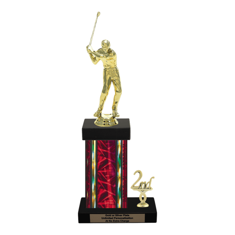 Custom Golf Swing Trophy - Type N Series 3621 - Anderson Trophy Co.