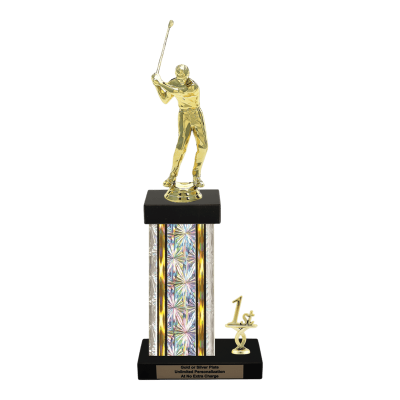 Custom Golf Swing Trophy - Type N Series 3621 - Anderson Trophy Co.