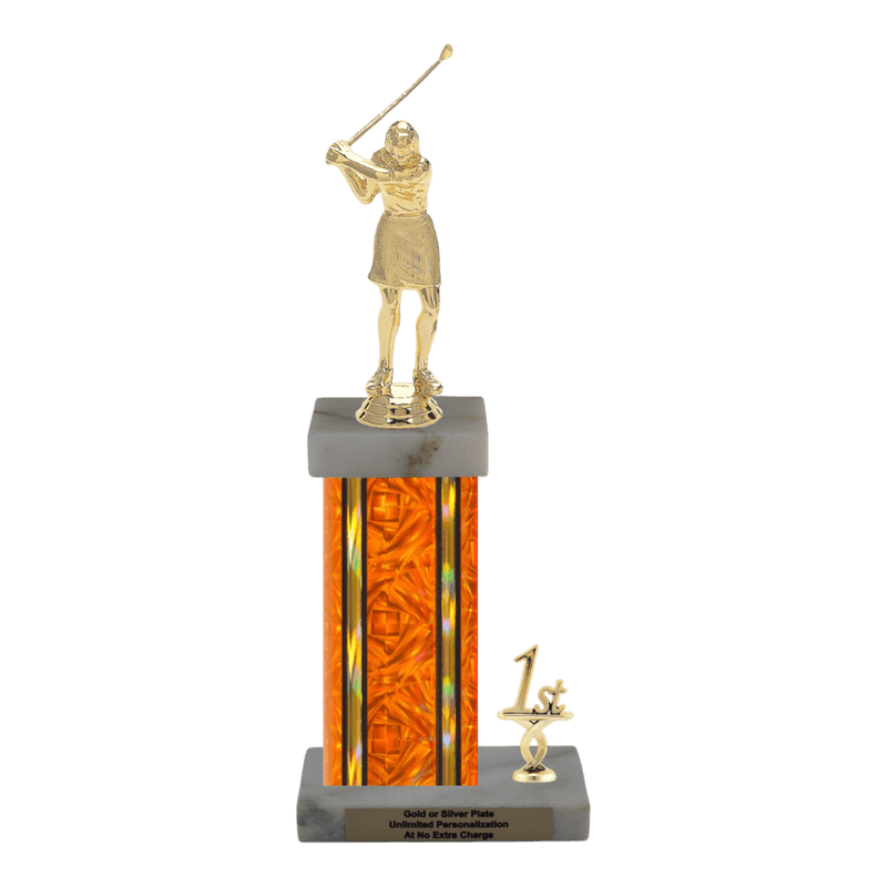 Custom Golf Swing Trophy - Type N Series 3621 - Anderson Trophy Co.