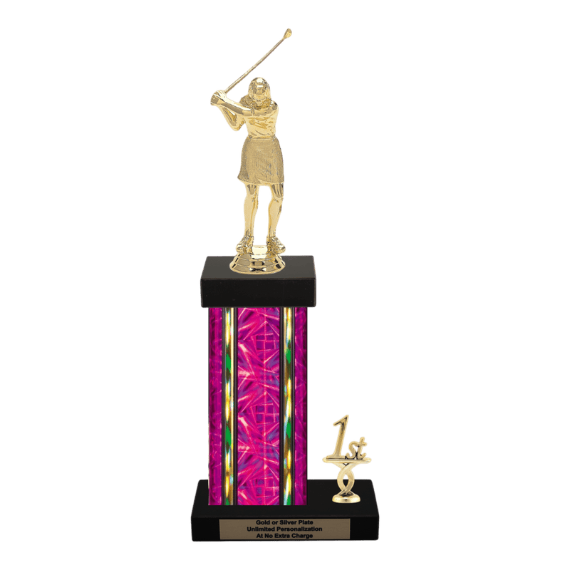 Custom Golf Swing Trophy - Type N Series 3621 - Anderson Trophy Co.