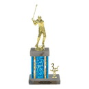 Custom Golf Swing Trophy - Type N Series 3621 - Anderson Trophy Co.