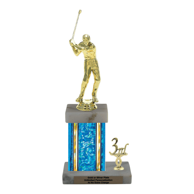 Custom Golf Swing Trophy - Type N Series 3621 - Anderson Trophy Co.