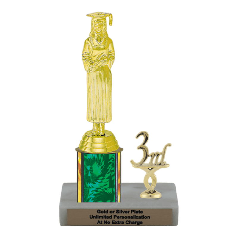 Custom Graduate Trophy - Type L Series 3567 - Anderson Trophy Co.