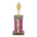 Custom Judo Trophy - Type F Series 3539 - Anderson Trophy Co.
