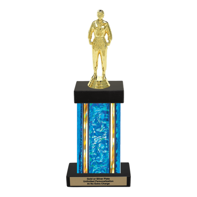 Custom Judo Trophy - Type F Series 3539 - Anderson Trophy Co.