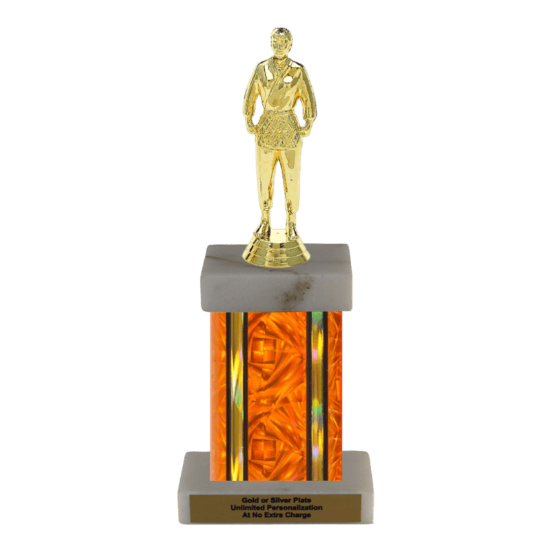 Custom Judo Trophy - Type F Series 3539 - Anderson Trophy Co.