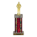 Custom Judo Trophy - Type F Series 3539 - Anderson Trophy Co.