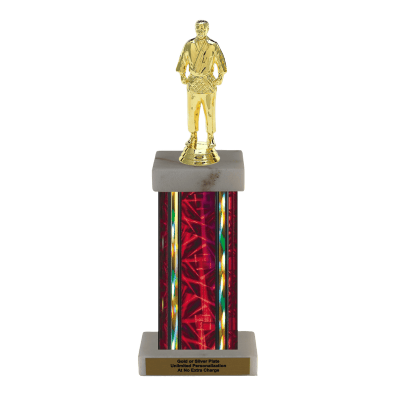 Custom Judo Trophy - Type F Series 3539 - Anderson Trophy Co.