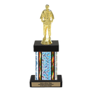 Custom Judo Trophy - Type F Series 3539 - Anderson Trophy Co.