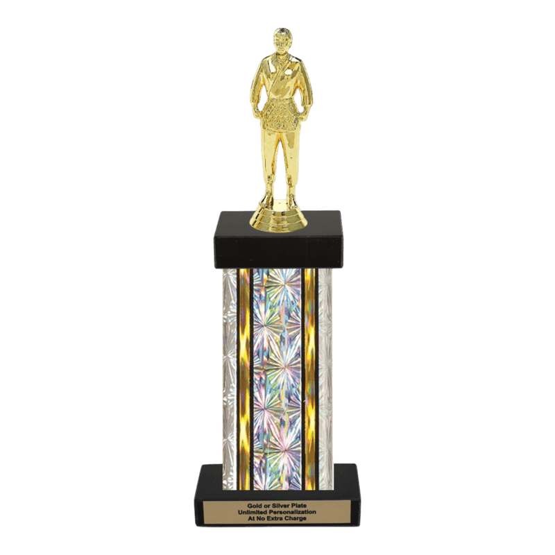 Custom Judo Trophy - Type F Series 3539 - Anderson Trophy Co.