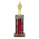 Custom Judo Trophy - Type F Series 3539 - Anderson Trophy Co.