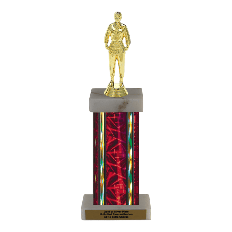 Custom Judo Trophy - Type F Series 3539 - Anderson Trophy Co.