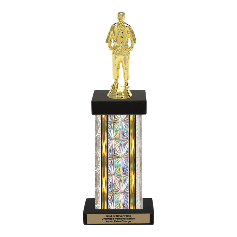 Custom Judo Trophy - Type F Series 3539 - Anderson Trophy Co.