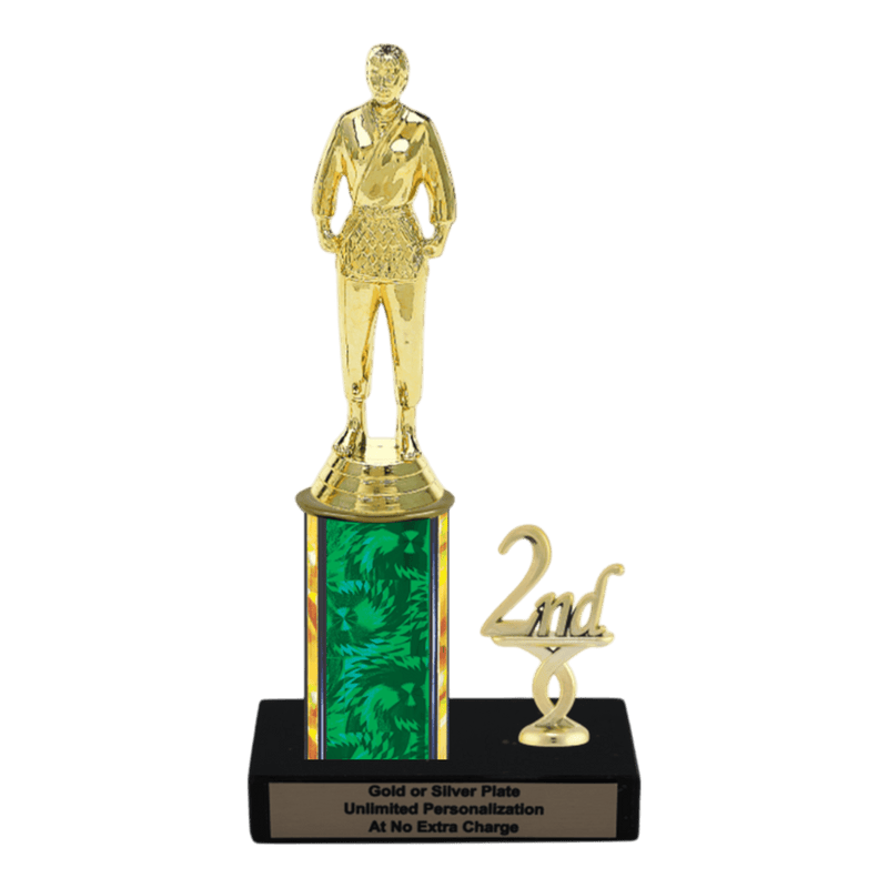 Custom Judo Trophy - Type L Series 3539 - Anderson Trophy Co.