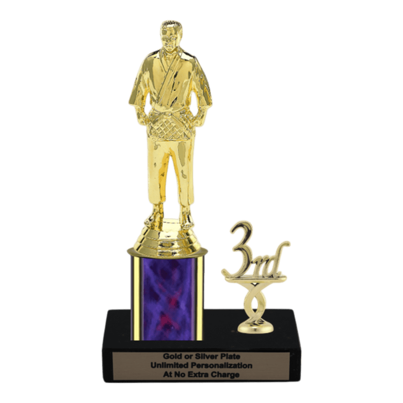 Custom Judo Trophy - Type L Series 3539 - Anderson Trophy Co.