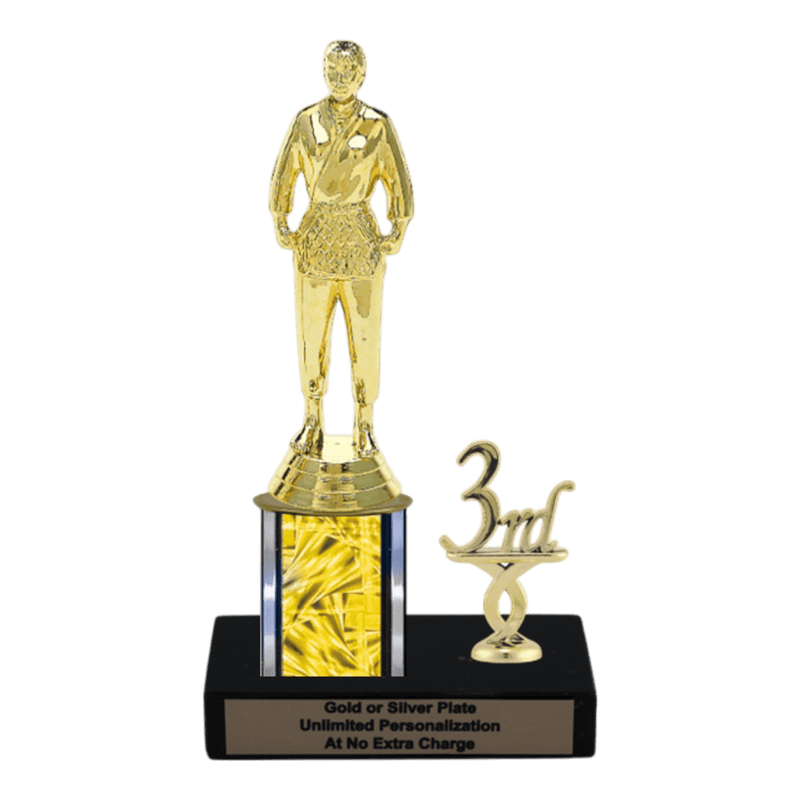 Custom Judo Trophy - Type L Series 3539 - Anderson Trophy Co.