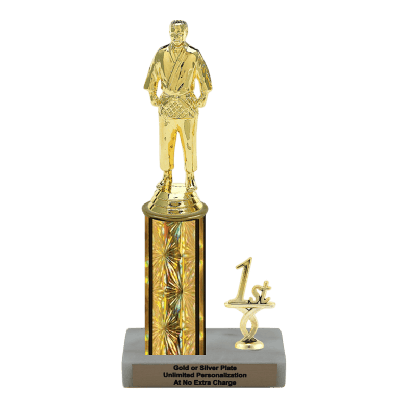 Custom Judo Trophy - Type L Series 3539 - Anderson Trophy Co.