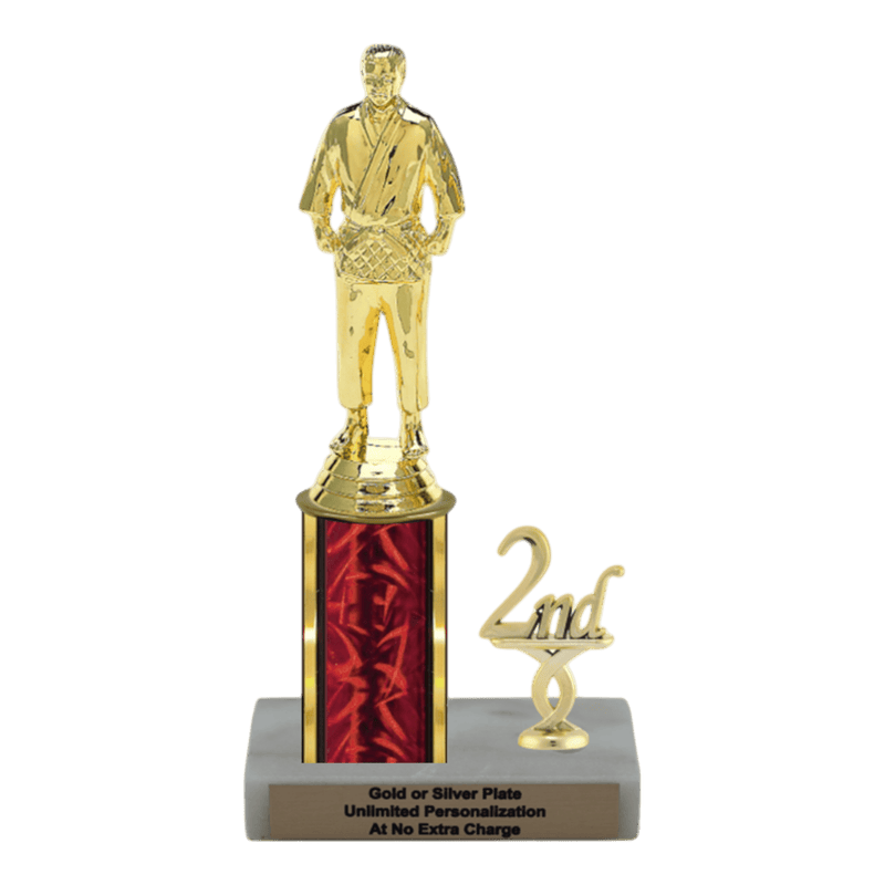 Custom Judo Trophy - Type L Series 3539 - Anderson Trophy Co.