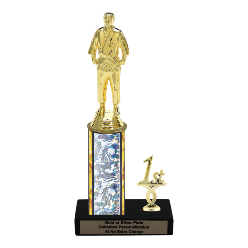 Custom Judo Trophy - Type L Series 3539 - Anderson Trophy Co.