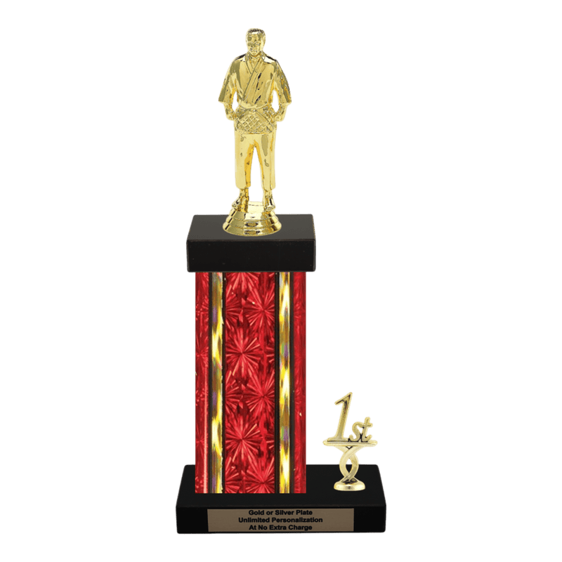 Custom Judo Trophy - Type N Series 3539 - Anderson Trophy Co.