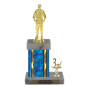 Custom Judo Trophy - Type N Series 3539 - Anderson Trophy Co.