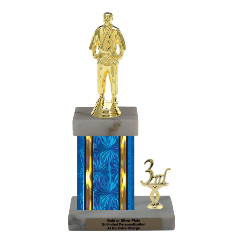 Custom Judo Trophy - Type N Series 3539 - Anderson Trophy Co.