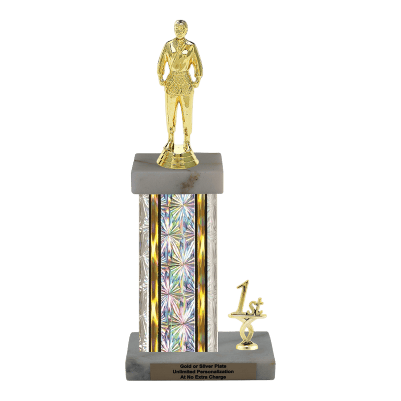 Custom Judo Trophy - Type N Series 3539 - Anderson Trophy Co.