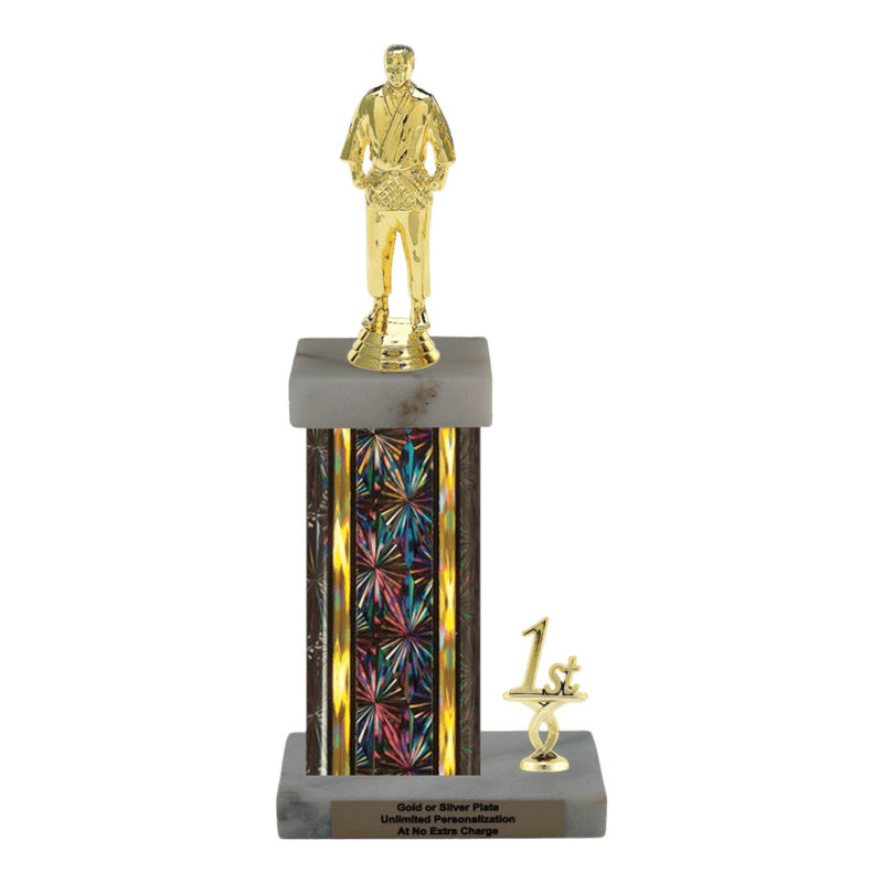 Custom Judo Trophy - Type N Series 3539 - Anderson Trophy Co.