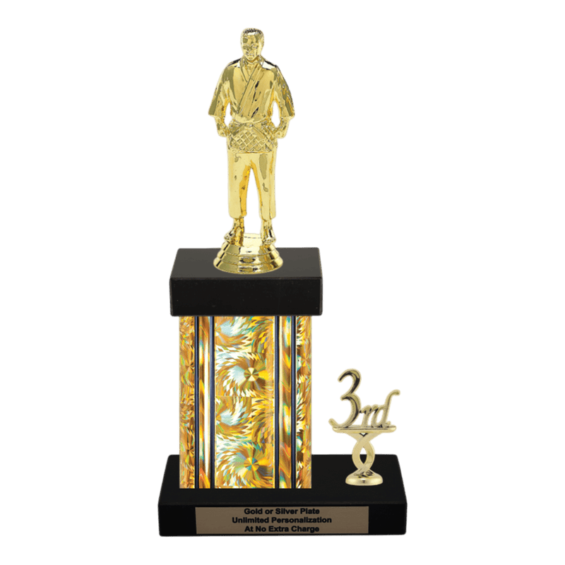 Custom Judo Trophy - Type N Series 3539 - Anderson Trophy Co.