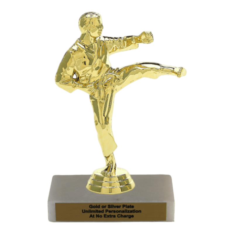 Custom Karate Kick Trophy - Type A Series 3623 - Anderson Trophy Co.