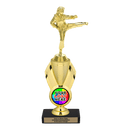 Custom Karate Kick Trophy - Type B Series 3623/342655 - Anderson Trophy Co.